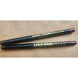 2 Pack BELLE Beauty By Kim Gravel Definabelle Waterproof Kajal Liner Garnet